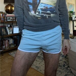 Ron Dorff blue men’s shorts, retro design